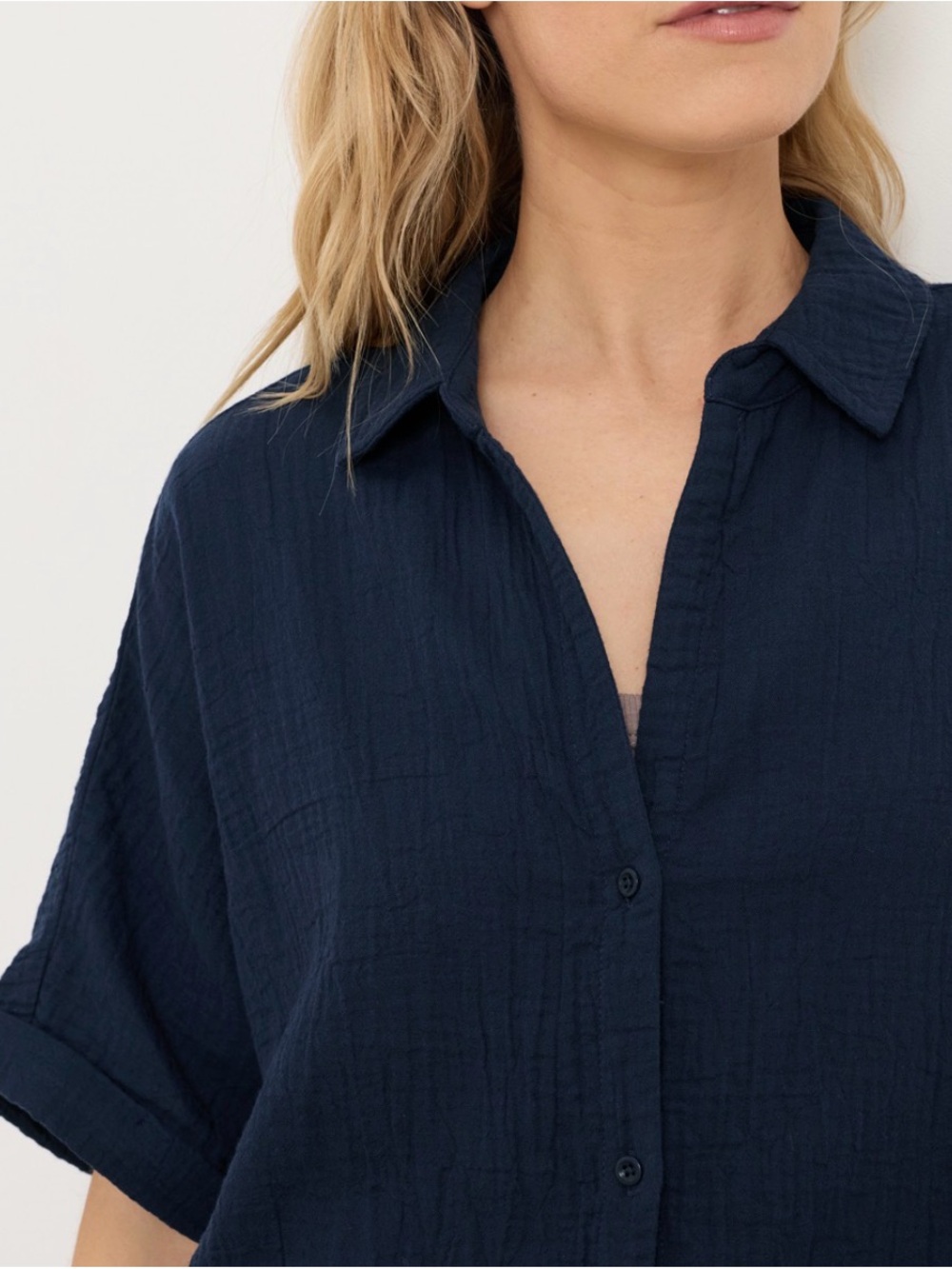 Pact Organic Coastal Double Gauze Oversized Shirt